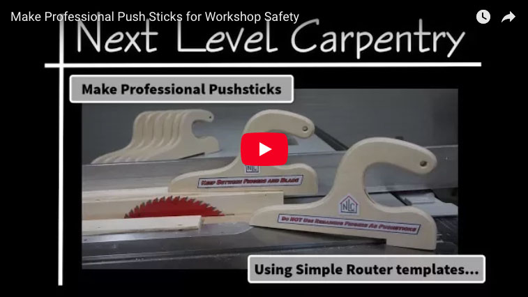 a master carpenter's take on push sticks protradecraft